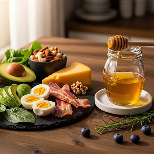 بررسی جامع جایگاه عسل در رژیم کتوژنیک و جایگزینهای آن 1 بررسی جامع جایگاه عسل در رژیم کتوژنیک و جایگزینهای آن